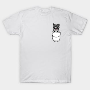 Funny Akita Pocket Dog T-Shirt